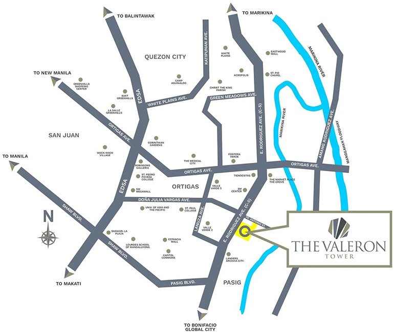 The Valeron Tower in Pasig City by DMCI Homes